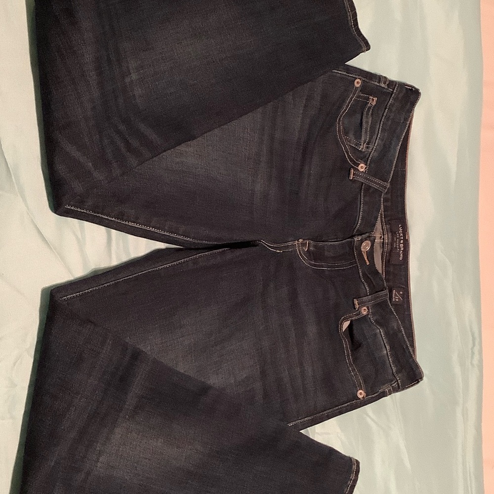 Lucky Brand Women's Dark Blue Straight Leg Jeans